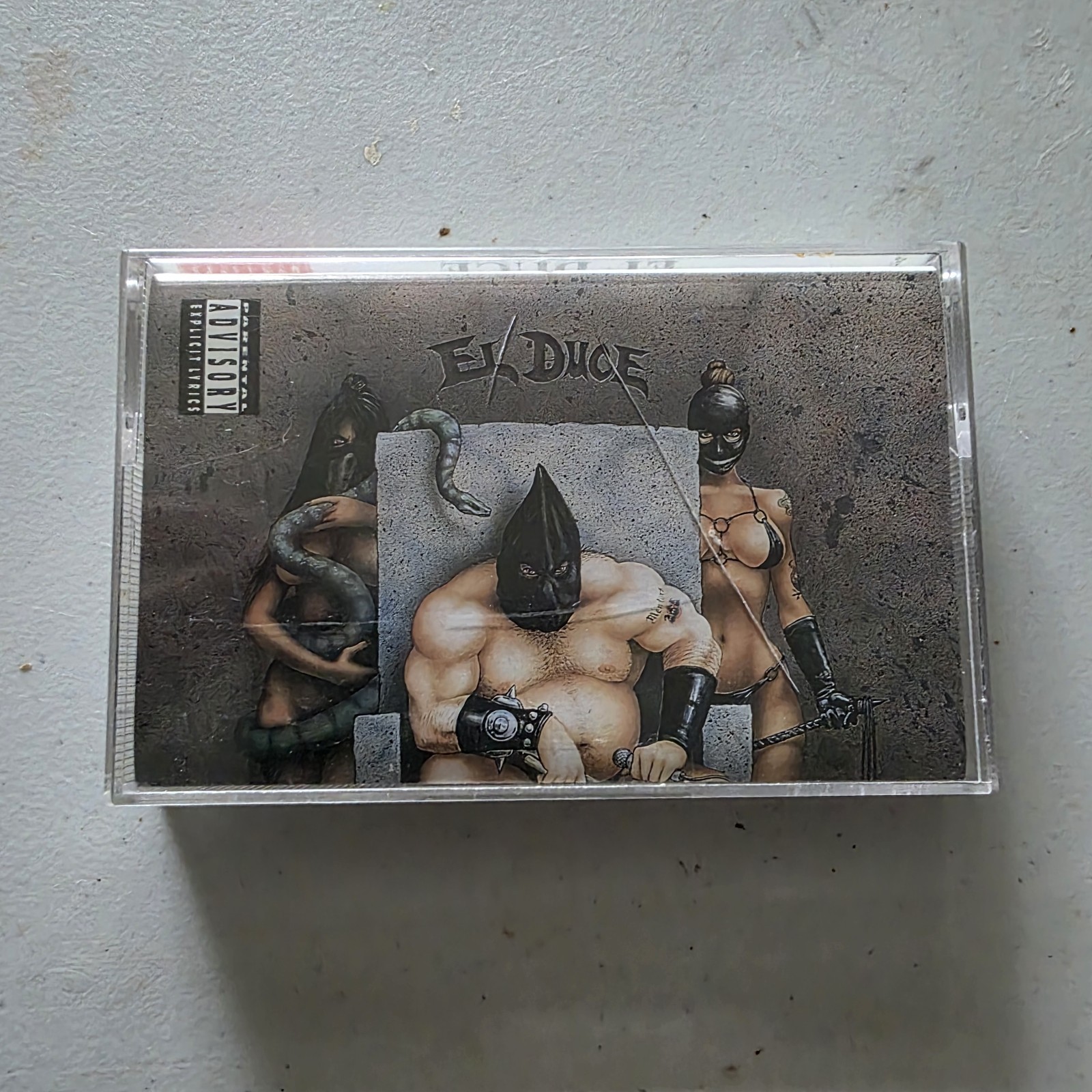 El Duce - Slave To Thy Master 1993 Original Cassette Red Light Records 88362-4