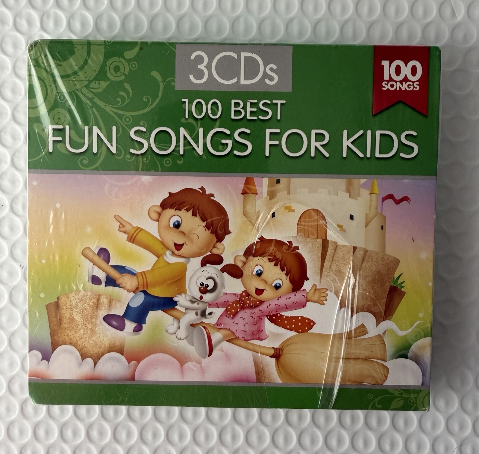100 Best Fun Songs For Kids (3 CD Set) - Brand New And Factory Sealed .