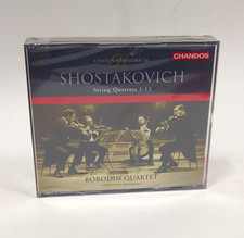 Shostakovich String Quartets 1-13 Borodin Quartet Chandos 4CD REM 2003 NIB picture