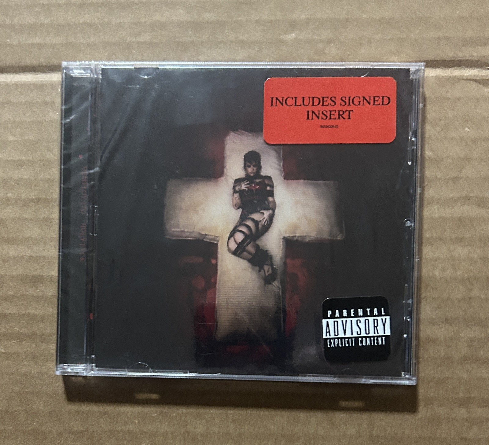 DEMI LOVATO Holy Fvck SEALED CD w/Signed Insert