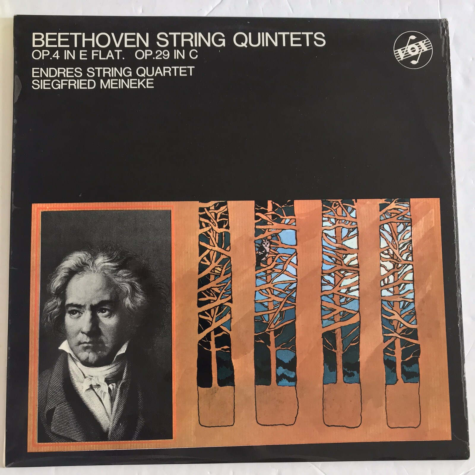 ENDRES String Quartet Beethoven String Quintets VOX STGBY 607 UK GRd Stereo