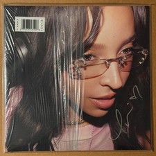 Tinashe Popstar SIGNED ✍️ On COVER Vinyl LP  Stardust Marble Colored Autographed picture