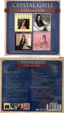 CRYSTAL GAYLE-SOMEBODY LOVES YOU/C.GAYLE/CRYSTAL/WE MUST BELIEVE-4 LPS/2 CDS picture