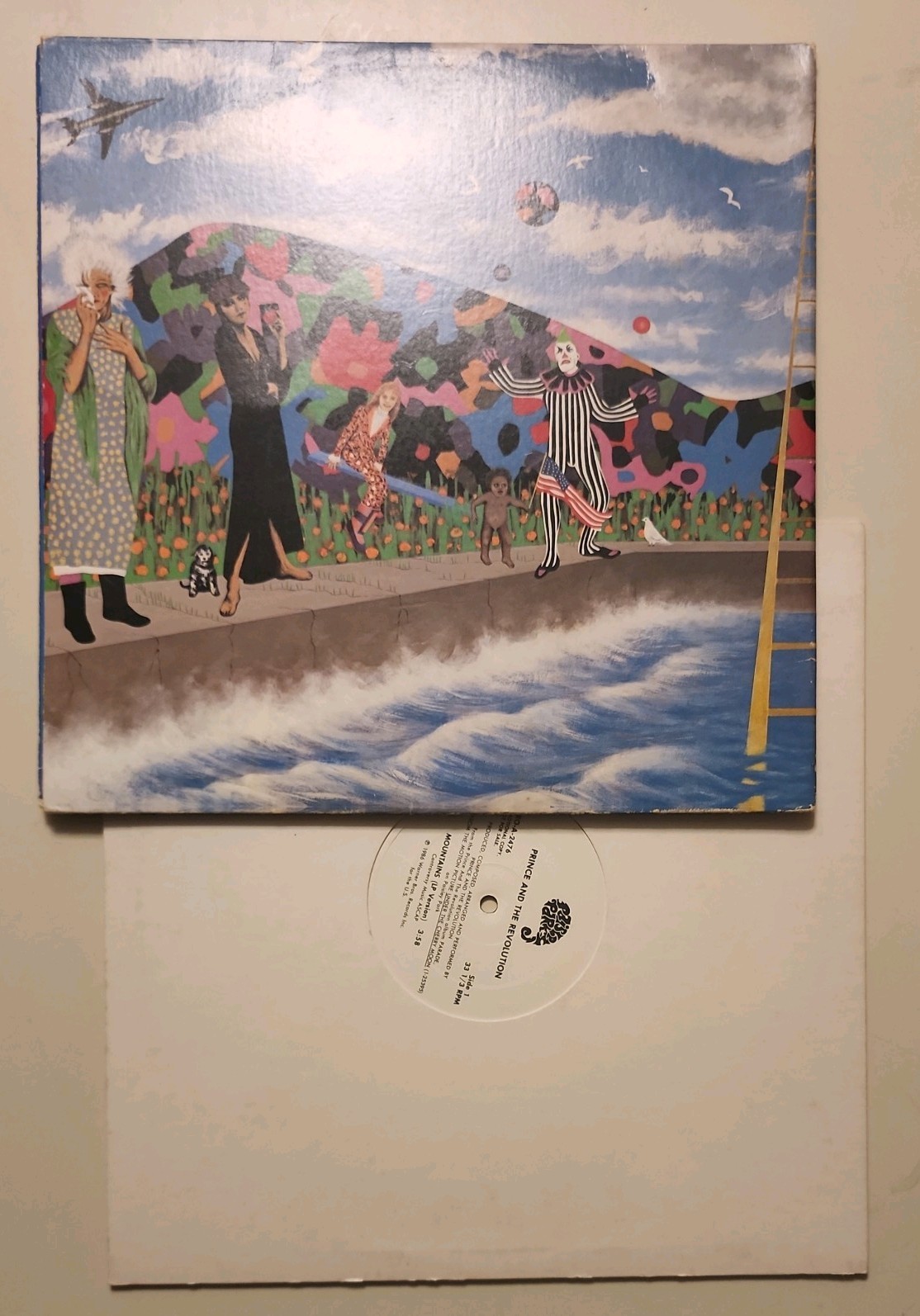 PRINCE Around The World In A Day PAISLEY PARK LP EX/VG+ plus Mountains 12\