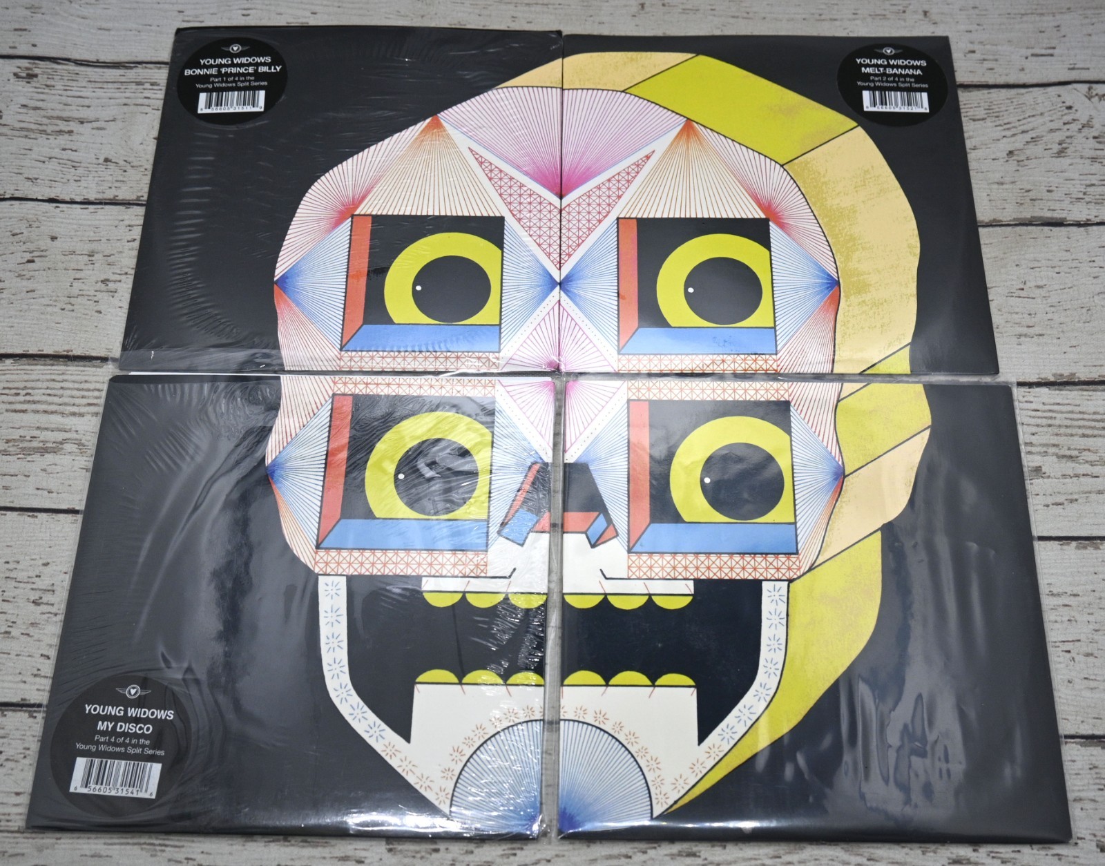 Young Widows Split Single Series #1-4 Set Limited Edition 7
