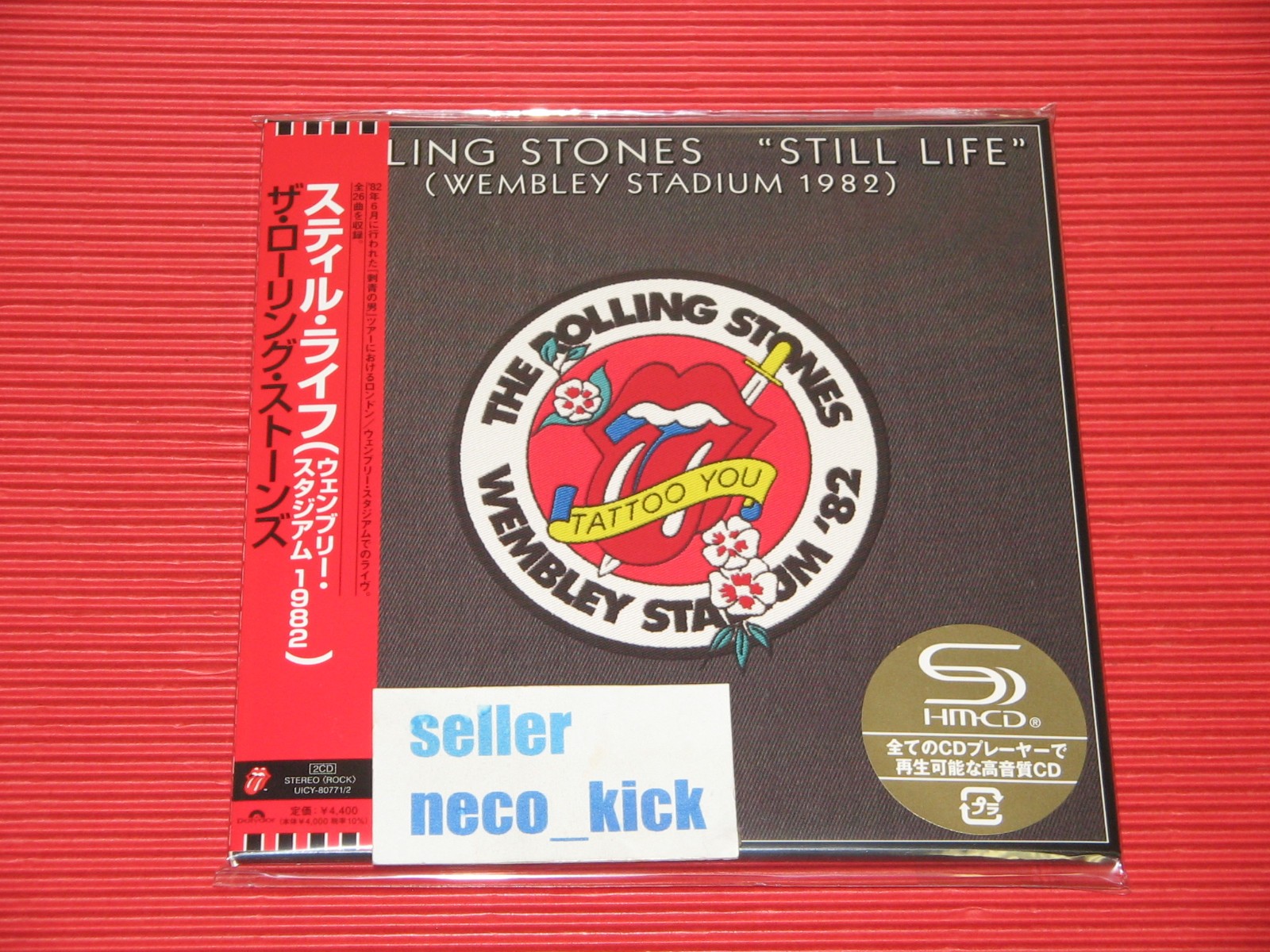 11B ROLLING STONES STILL LIFE WEMBLEY STUDIUM 1982 JAPAN MINI LP 2 SHM CD