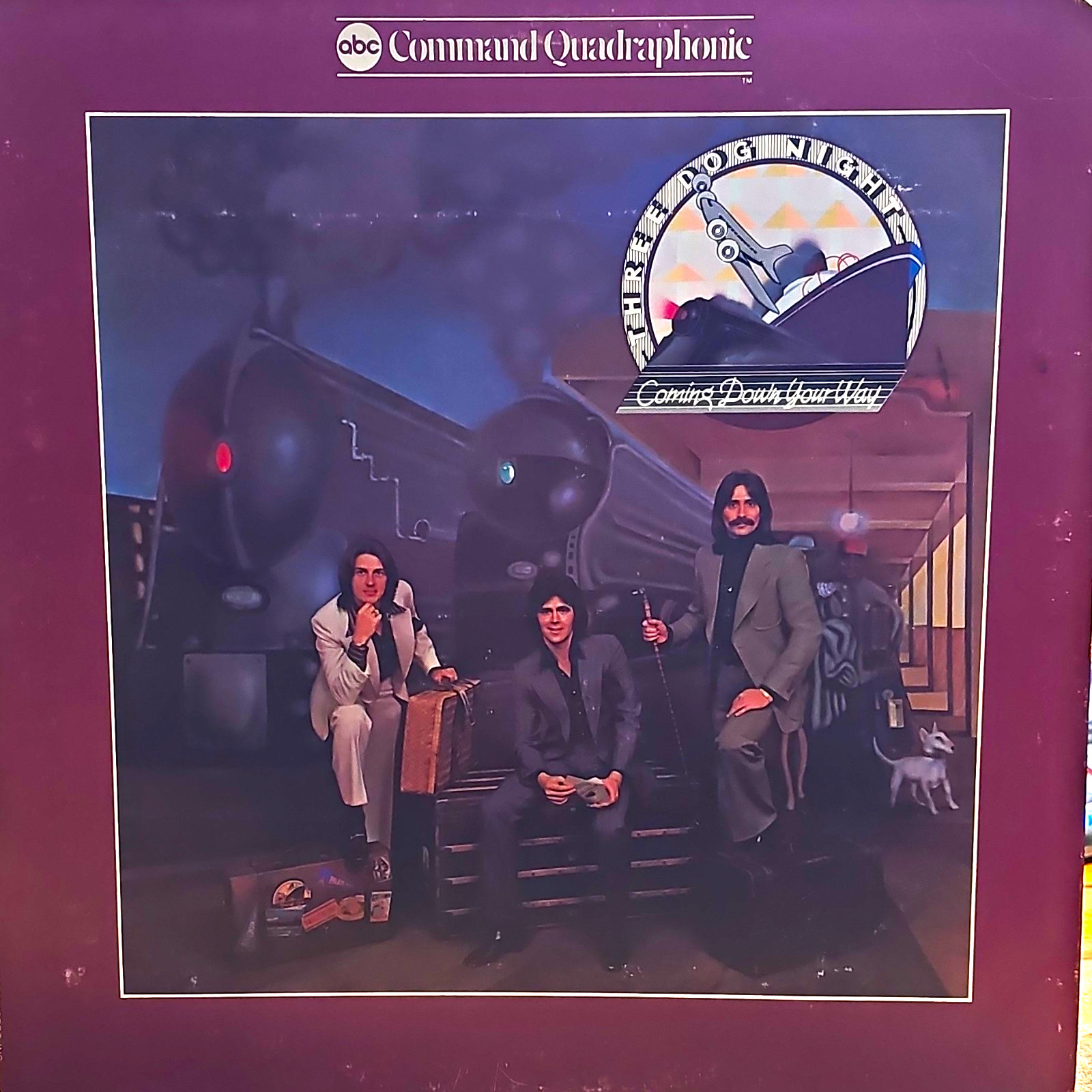 Three Dog Night Coming Down Your Way Quadraphonic Quad Vinyl LP ABC Records