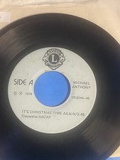 Michael Anthony – It's Christmas Time Again 45RPM VINYL NM  picture