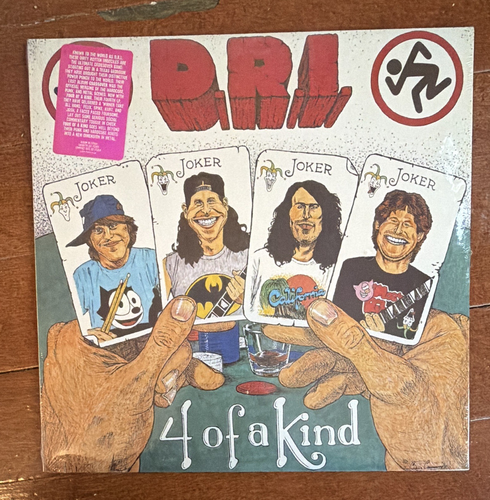 D.R.I  4 of a Kind LP Metal Blade 1988 First Press Vinyl NEW FACTORY SEALED MINT