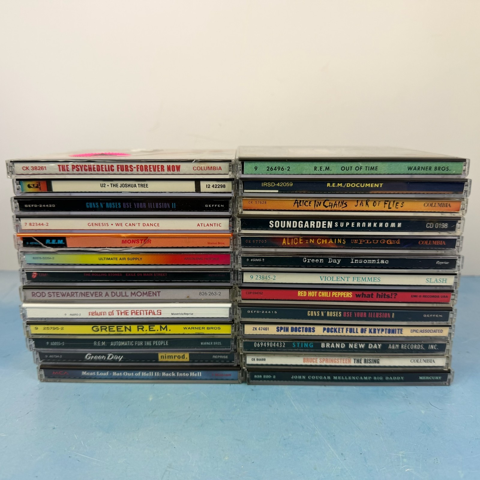 CD Lot Of (26) 90s 80s Alternative Dad Rock CDs R.E.M. Green Day Sting Genesis