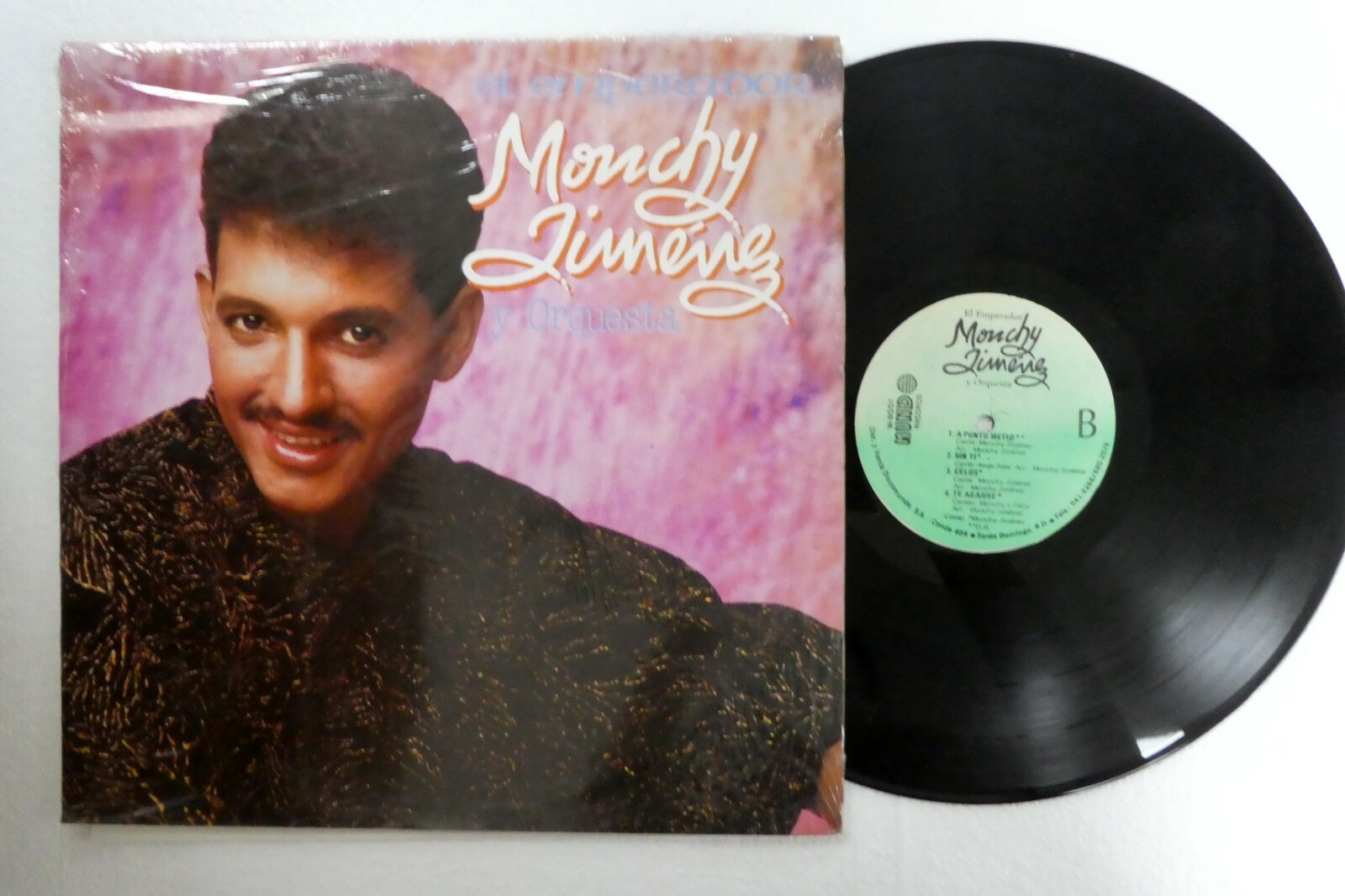 MONCHY JIMENEZ el Emperador LP Latin 1990 Merengue MINT- vinyl  #8629