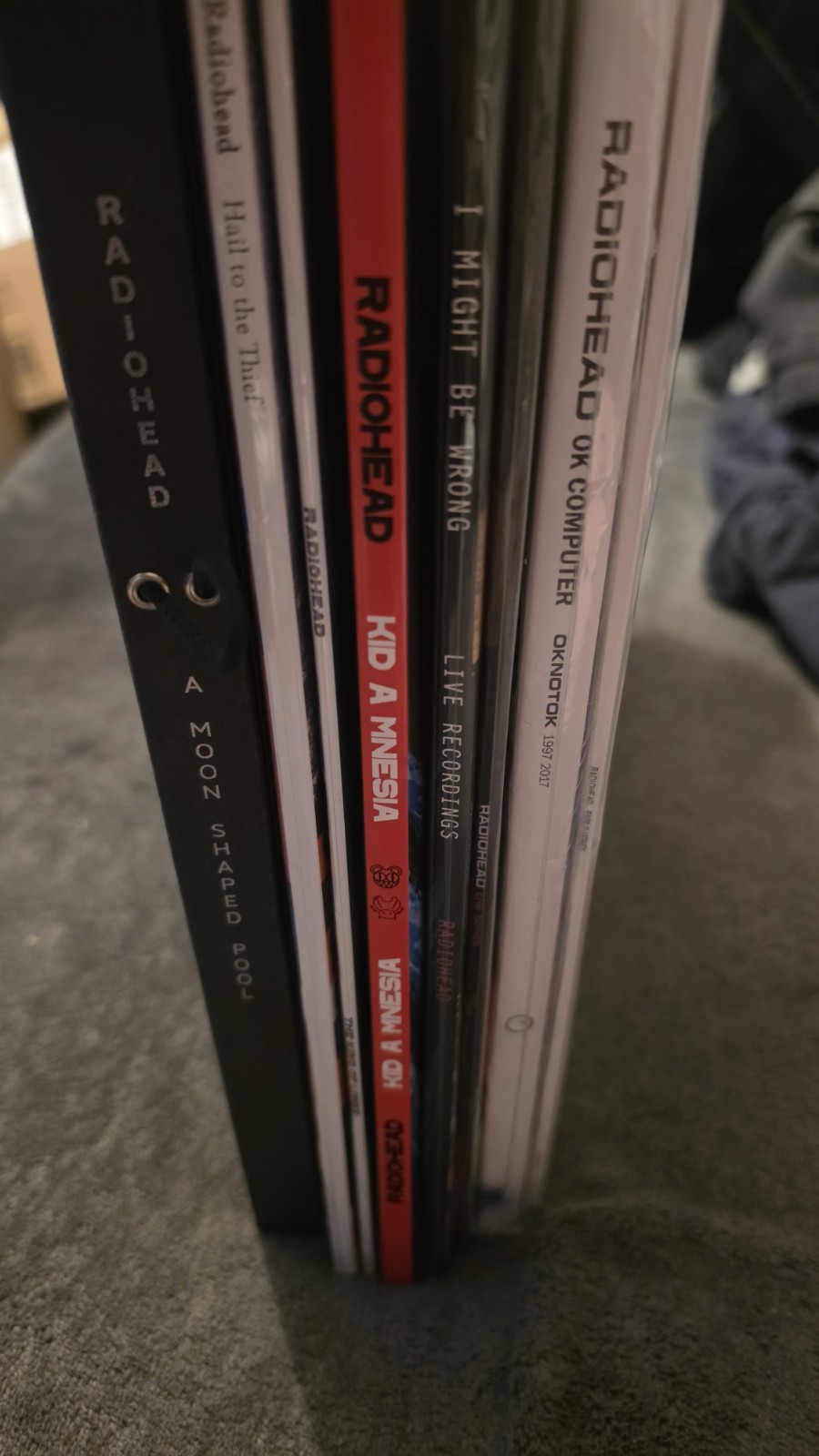 Lot Of 9 Radiohead Vinyl VG Adult Owned