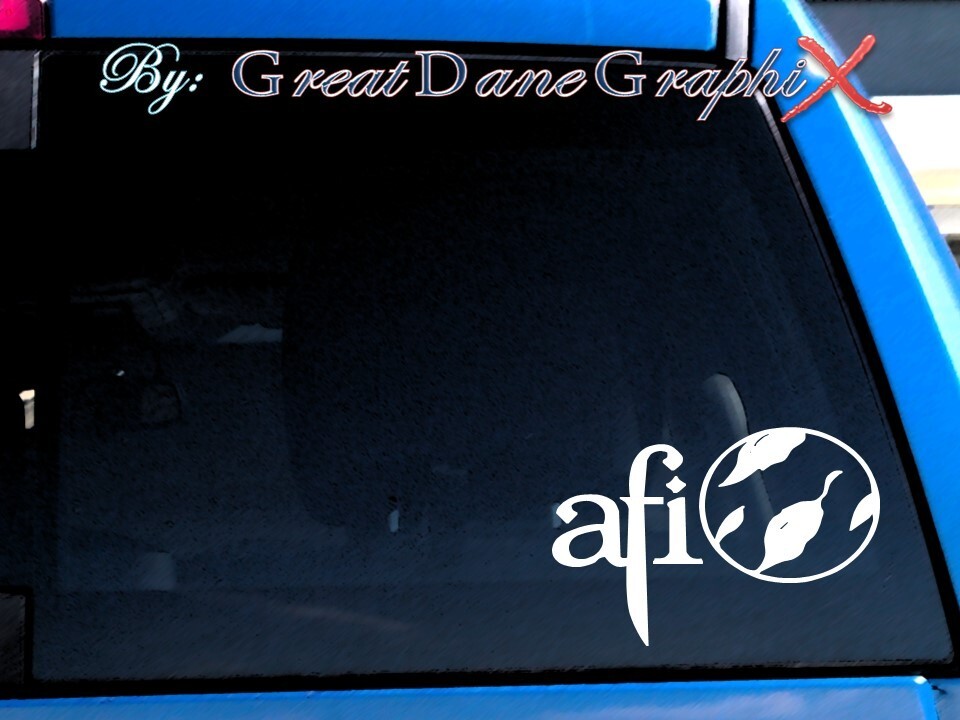 AFI style #2 - Vinyl Decal Sticker -Color Choice -HIGH QUALITY