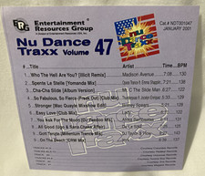 ERG Nu Dance Traxx, Vol 47 CD, Jan. 2001 picture