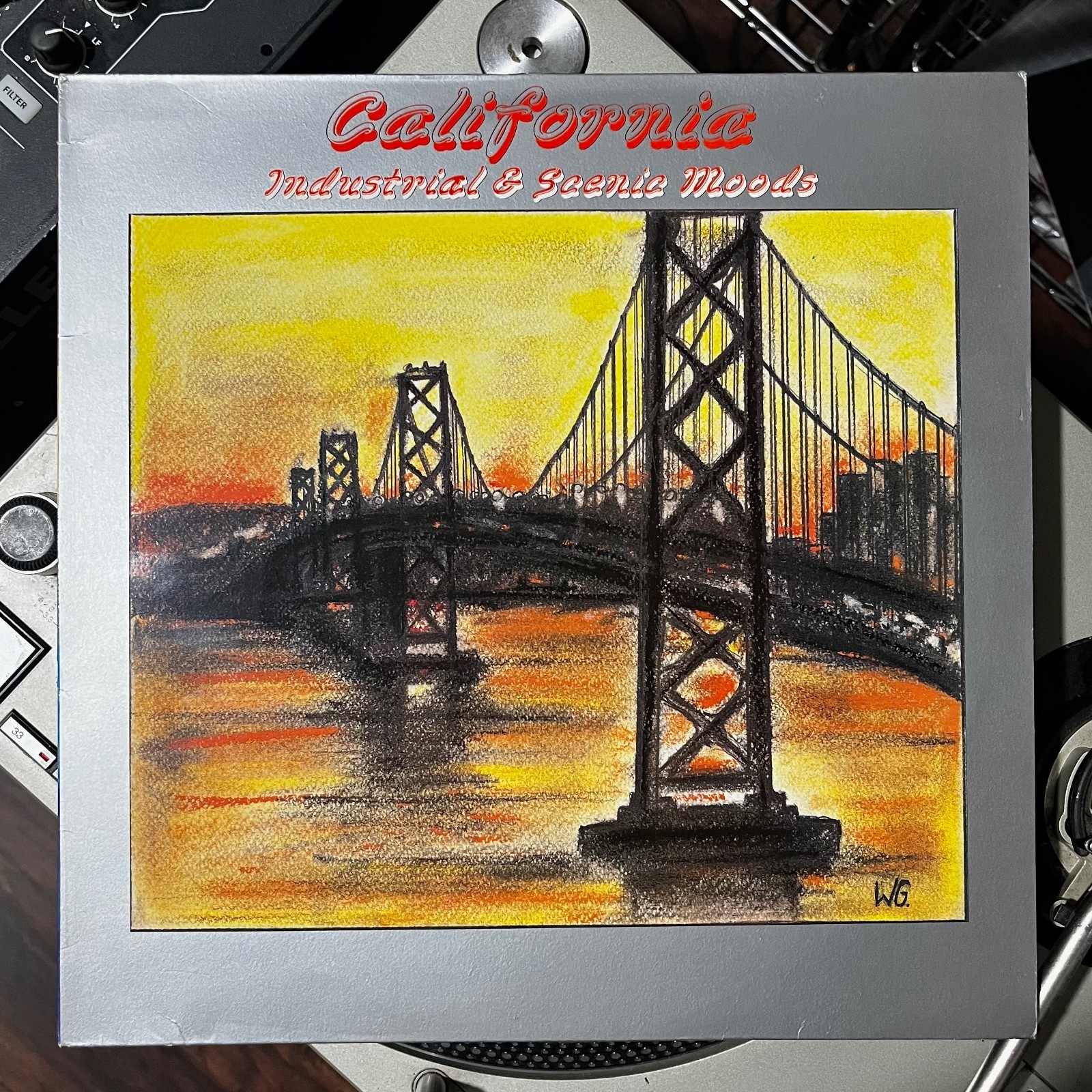 CALIFORNIA INDUSTRIAL SCENIC MOODS Euro Library Synth Pop Jazz Funk Coloursound