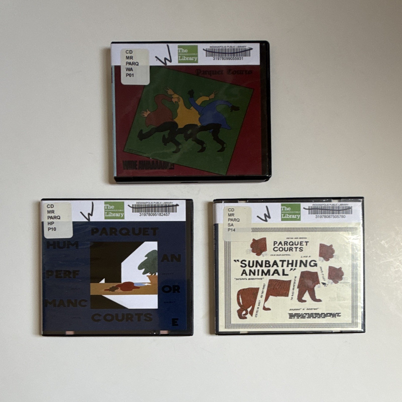 Parquet Courts - 3 CD Lot - Human Perf, Wide Awake, Sunbathing An, Used