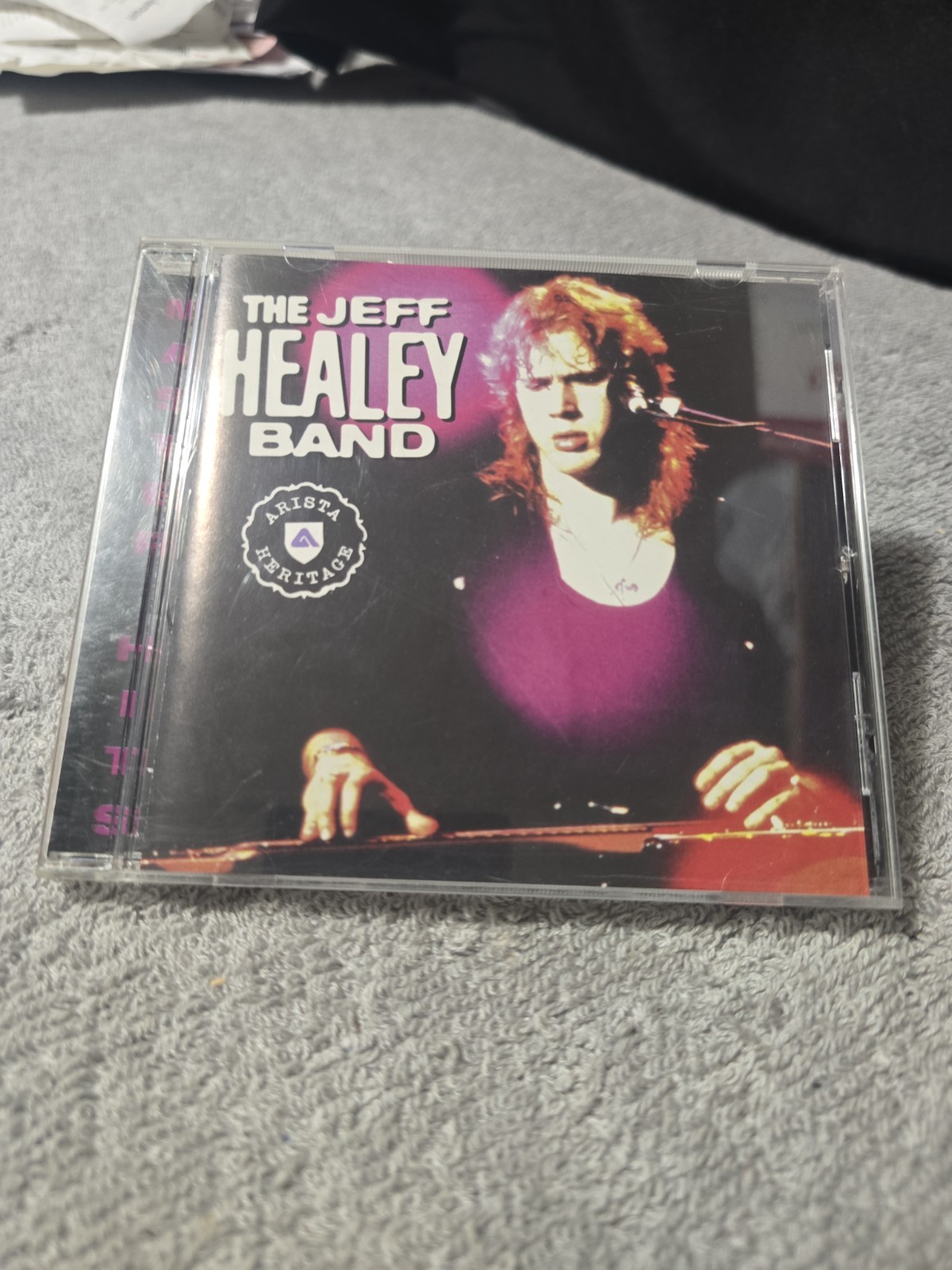 Vintage CD Of THE JEFF HEALEY BAND=Master Hits. Rare1999 19099-2 ARISTA