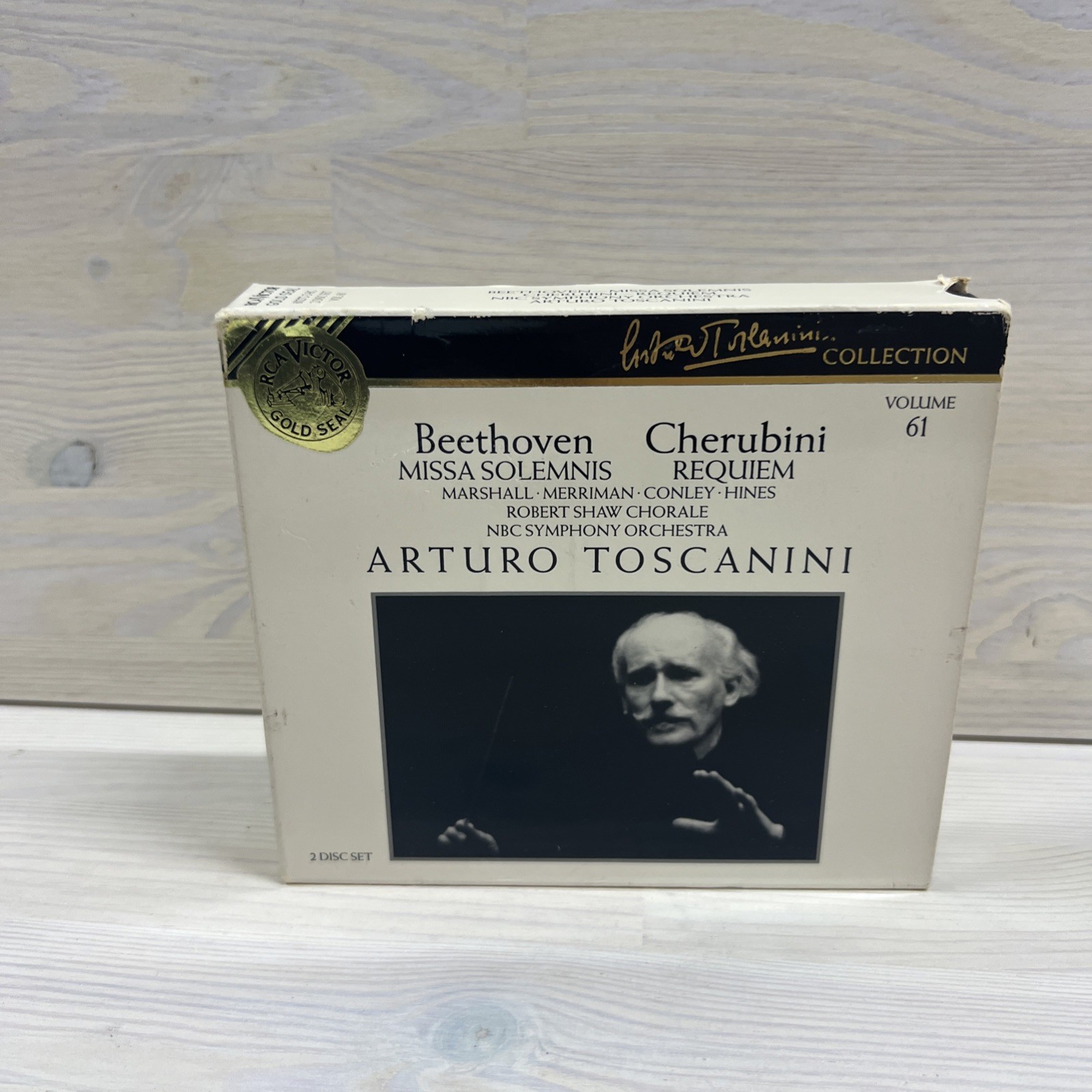 Beethoven; Toscanini; NBC Symphony Orchestra 2 Cd Set