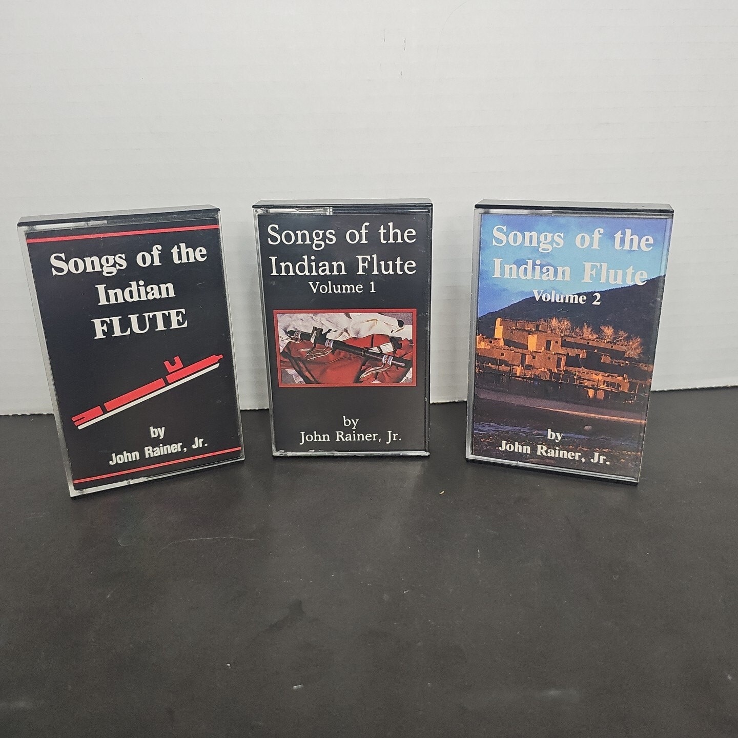 John Rainer Jr Songs Of The Indian Flute Original, Vol 1 & Vol 2 Lot X3 Cassette