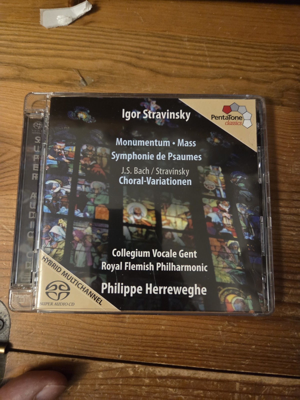 Igor Stravinsky Mass Symphonie de Psaumes Herreweghe PentaTone Hybrid SACD CD