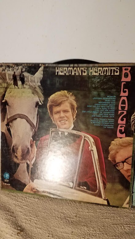 Herman’s Hermits Blaze MGM Records SE-4478 Stereo LP, VG+