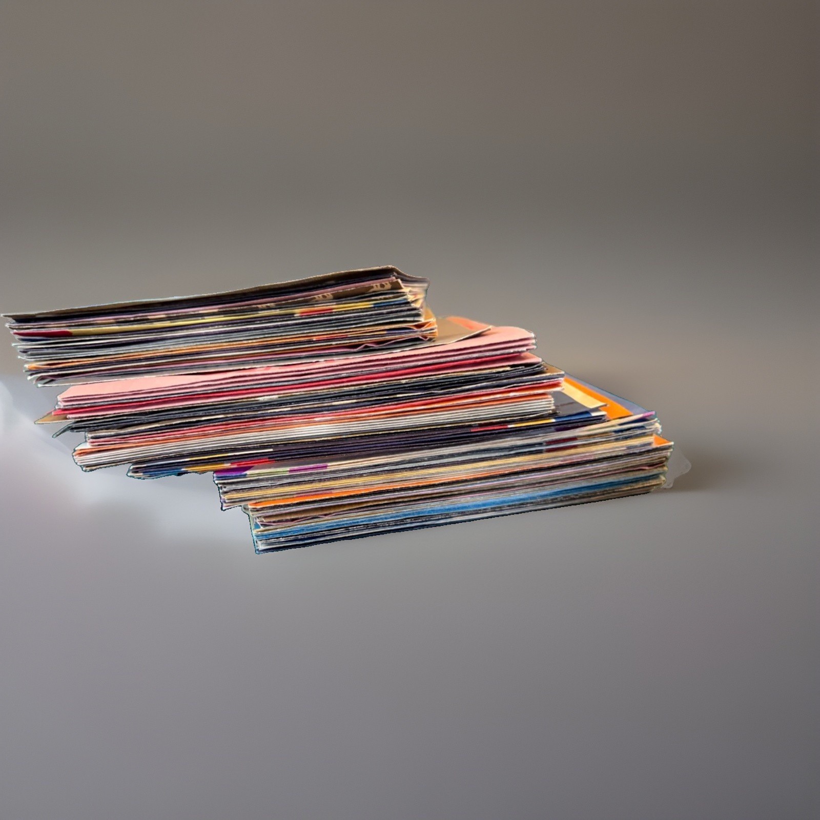LOT  OF 50-45 rpm 7inch COMPANY SLEEVES all in decent condition, 70s-90s