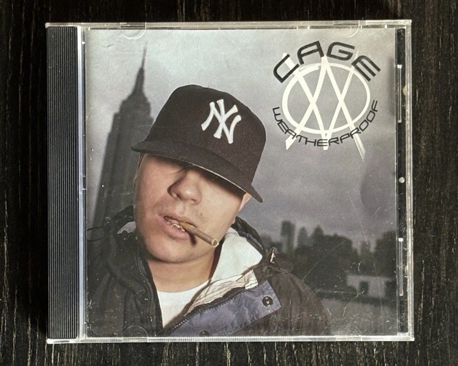 Cage - Weatherproof CD 2003 OG OOP Vinnie Paz Necro Doom Indie Hip Hop Rap Y2K