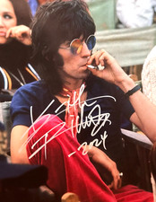 Keith Richards Signed (ROLLING STONES) 8x10