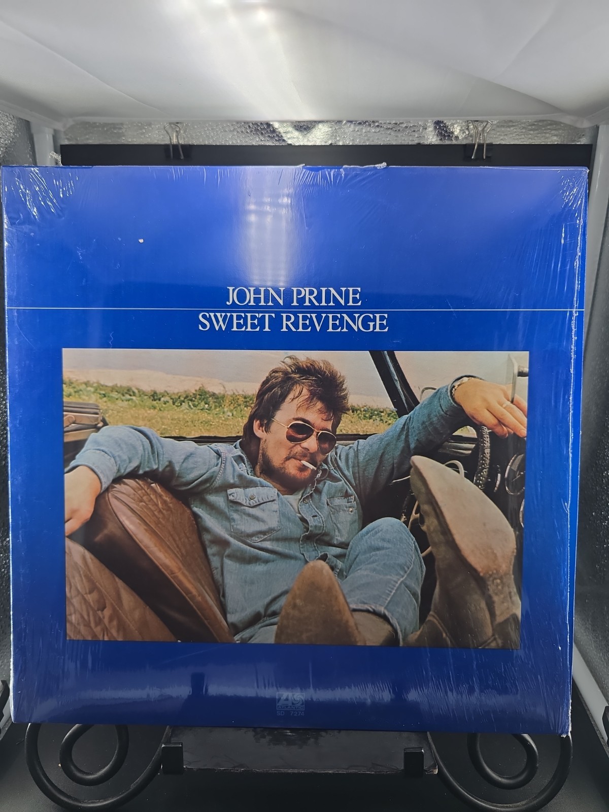 JOHN PRINE Sweet Revenge LP Atlantic 1973 SD 7274 Early PR Repress EX/EX