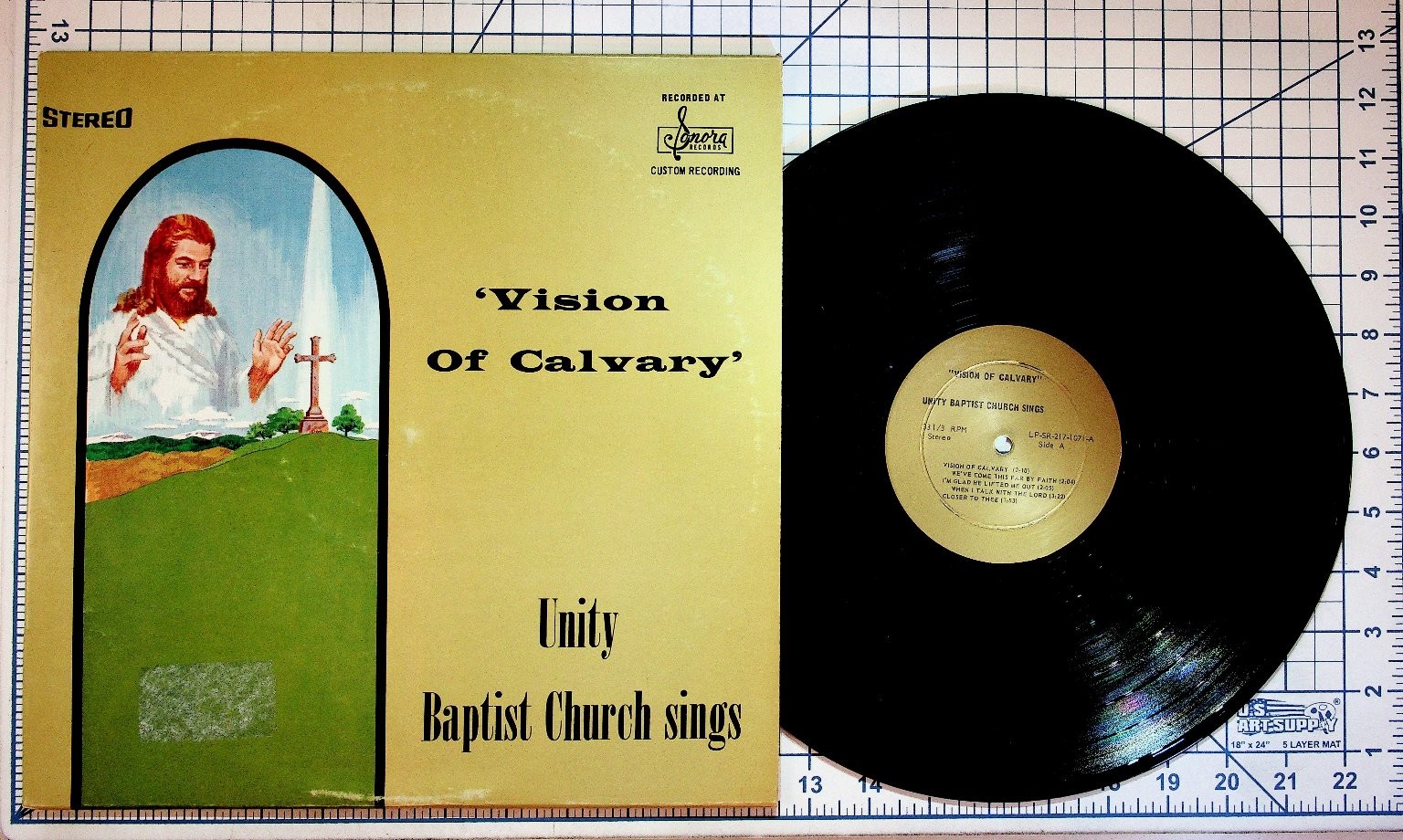 Unity Baptist Church Sings – Vision Of Calvary LP Sonora Records Gospel Stereo