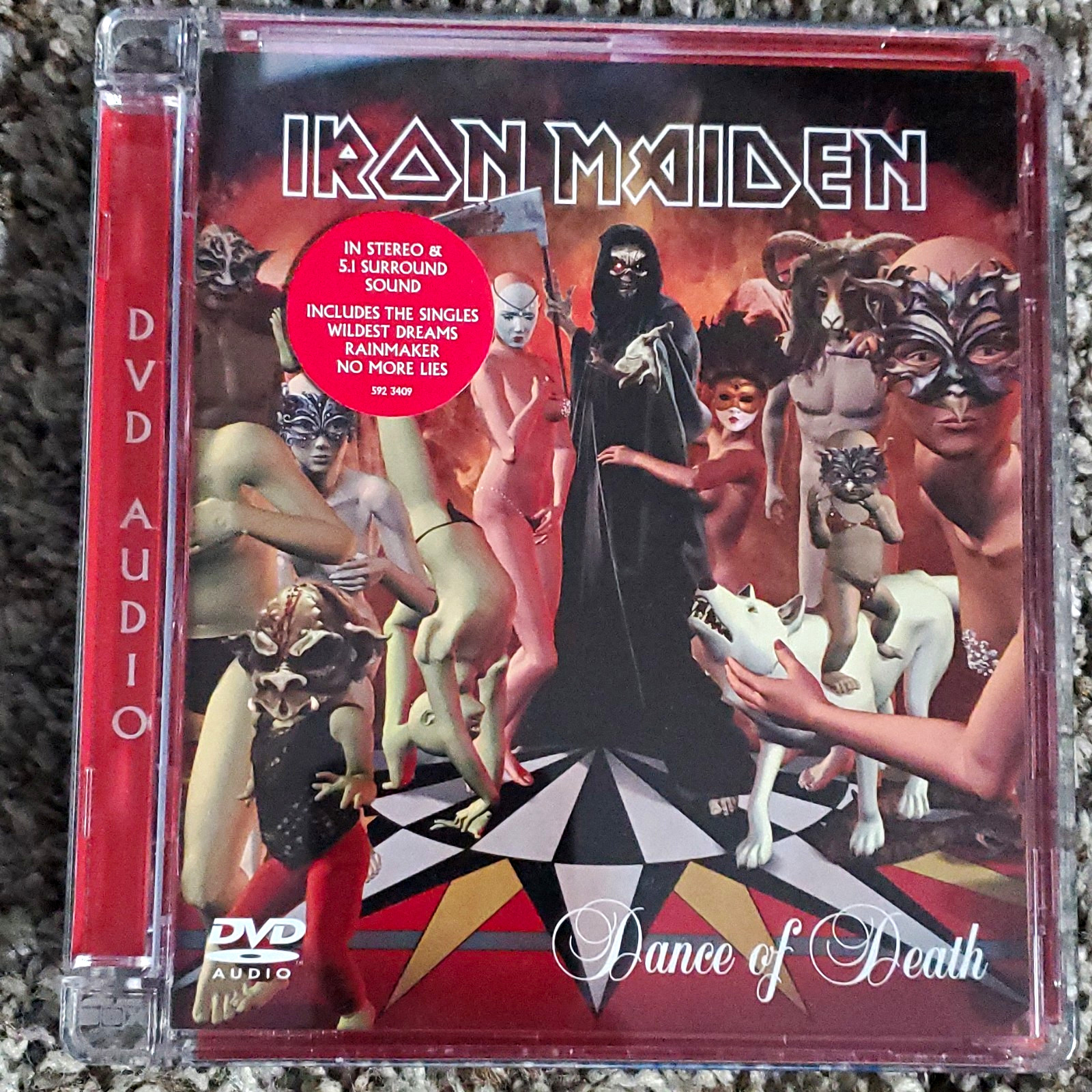 Ultra Rare Iron Maiden Dance Of Death DVD Audio ( 2004 ) Like New