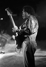 Guitarist singer Buddy Guy is shown at a live concert appearance Old Photo 2 picture
