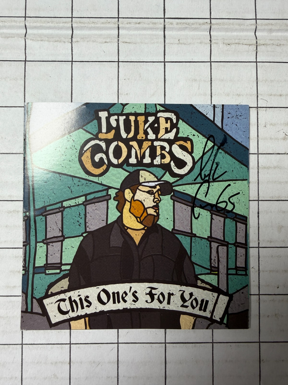 Luke Combs This One’s For You Signed Autographed Album Booklet Insert Ships Fast