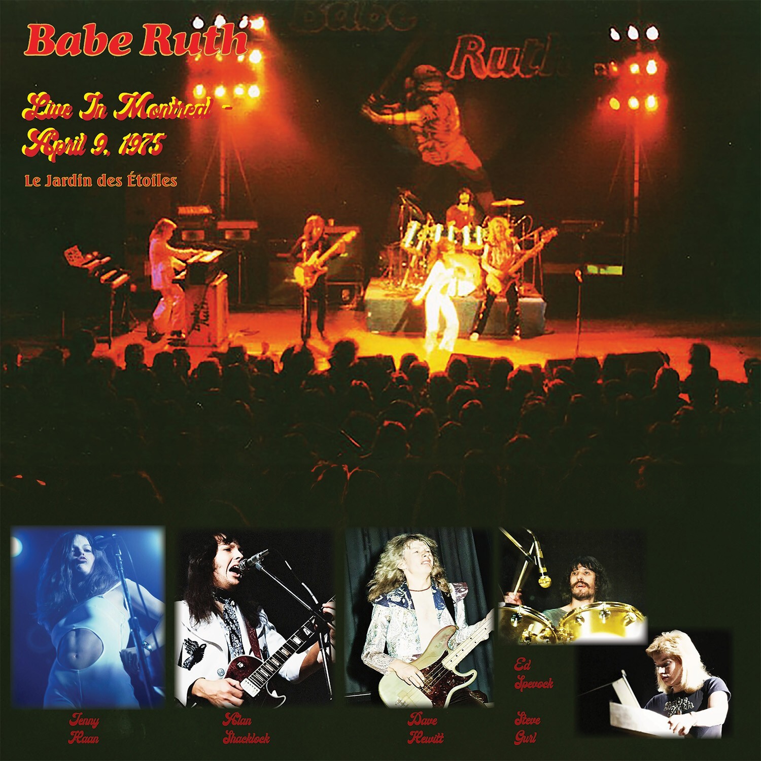 Babe Ruth Live in Montreal, April 9, 1975 (Transparent Red Vinyl) (IN STOCK)