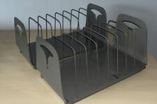 Pair of Cata-Rack Vintage Industrial MCM Metal Rack for Books - Vinyl Records picture