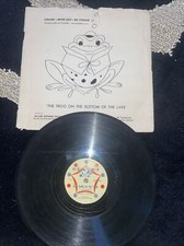 Antique 78 RPM 1952  The Frog At The Bottom Of The Lake 10 Inch picture