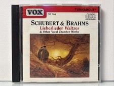 Schubert & Brahms Liebeslieder Waltzes Vocal Chamber Works Vox CD Tested picture