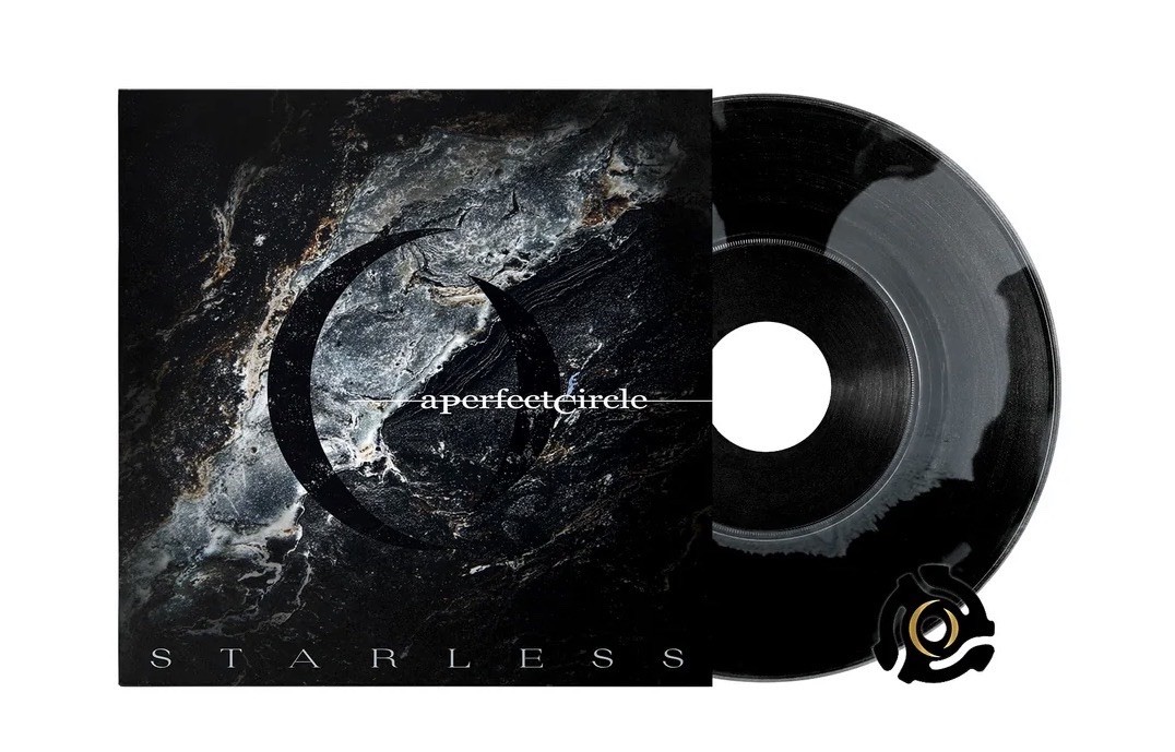 A Perfect Circle ~  Starless - Silver and Black 7” Vinyl  + 45 Adapter *Preorder
