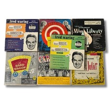 Vintage Broadway Musical 45 RPM Record Lot Rodgers Hammerstein Carousel Berlin picture