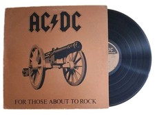 1981 AC/DC ‎For Those About to Rock [RL, Ludwig, First Pressing] NM Vinyl Record picture