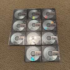 Lot of 11 Memorex MD 74 Minidiscs - with Protectors picture
