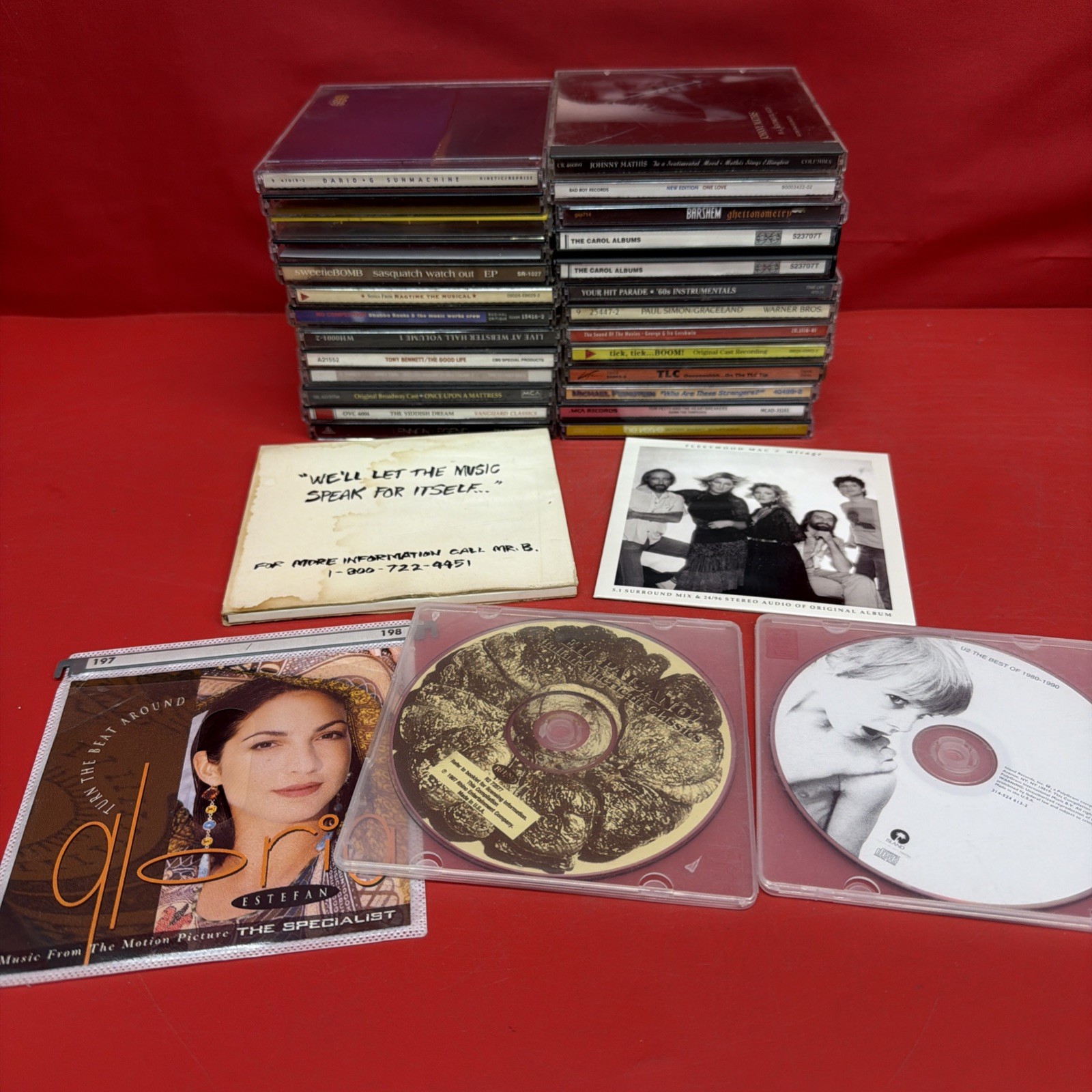 Mixed Lot 30 CDs Pop Rock Gloria Estefan Paul Simon TLC Carole King Schumacher
