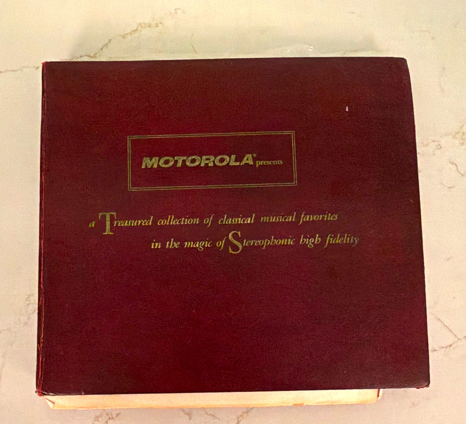 Rare Vintage 1960 Motorola Westminster Stereo Classical 8-LP Box Set WST-14001