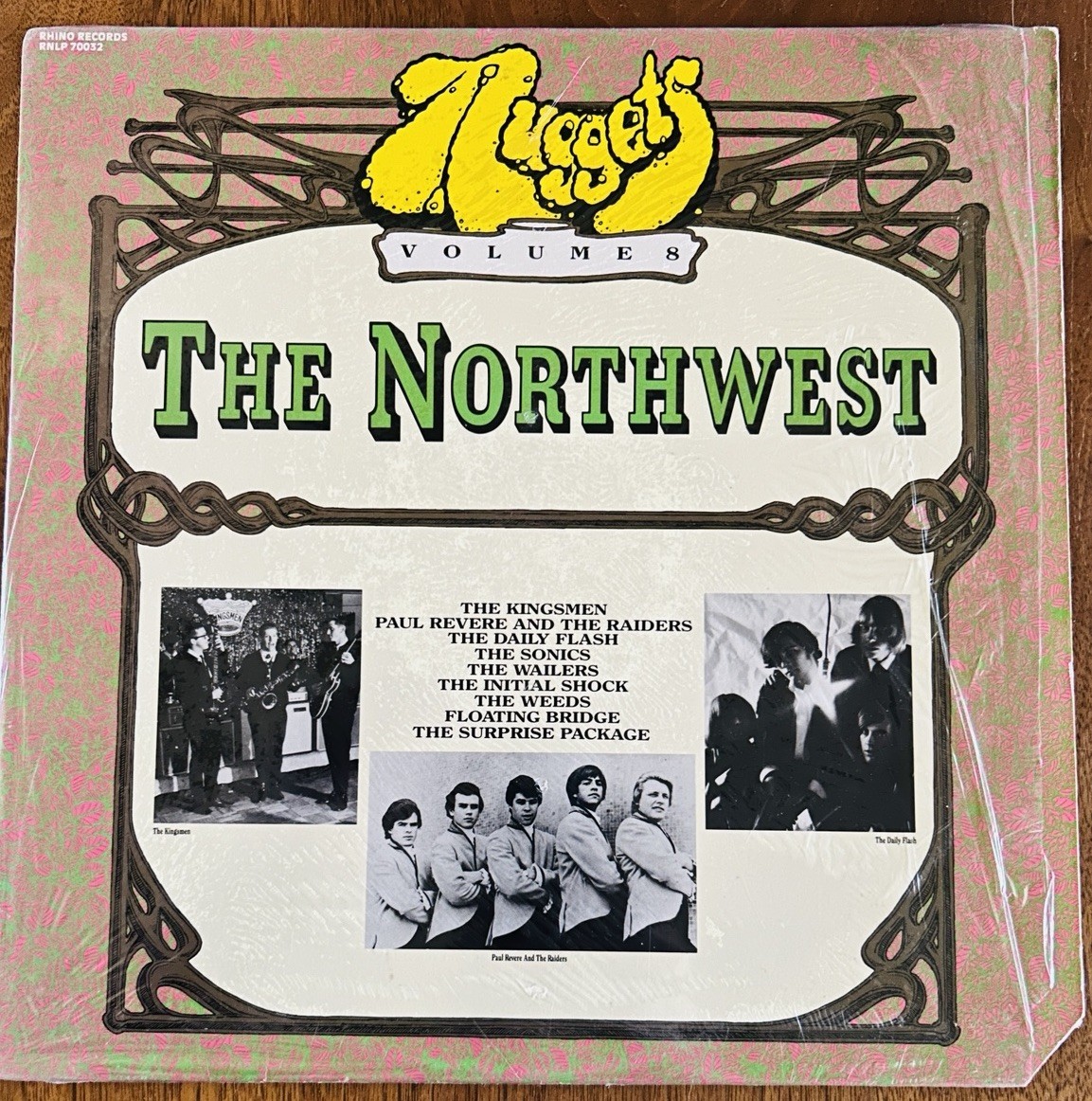 Nuggets -Vol. 8 - The Northwest - Vinyl LP  Garage Rock - nice collection