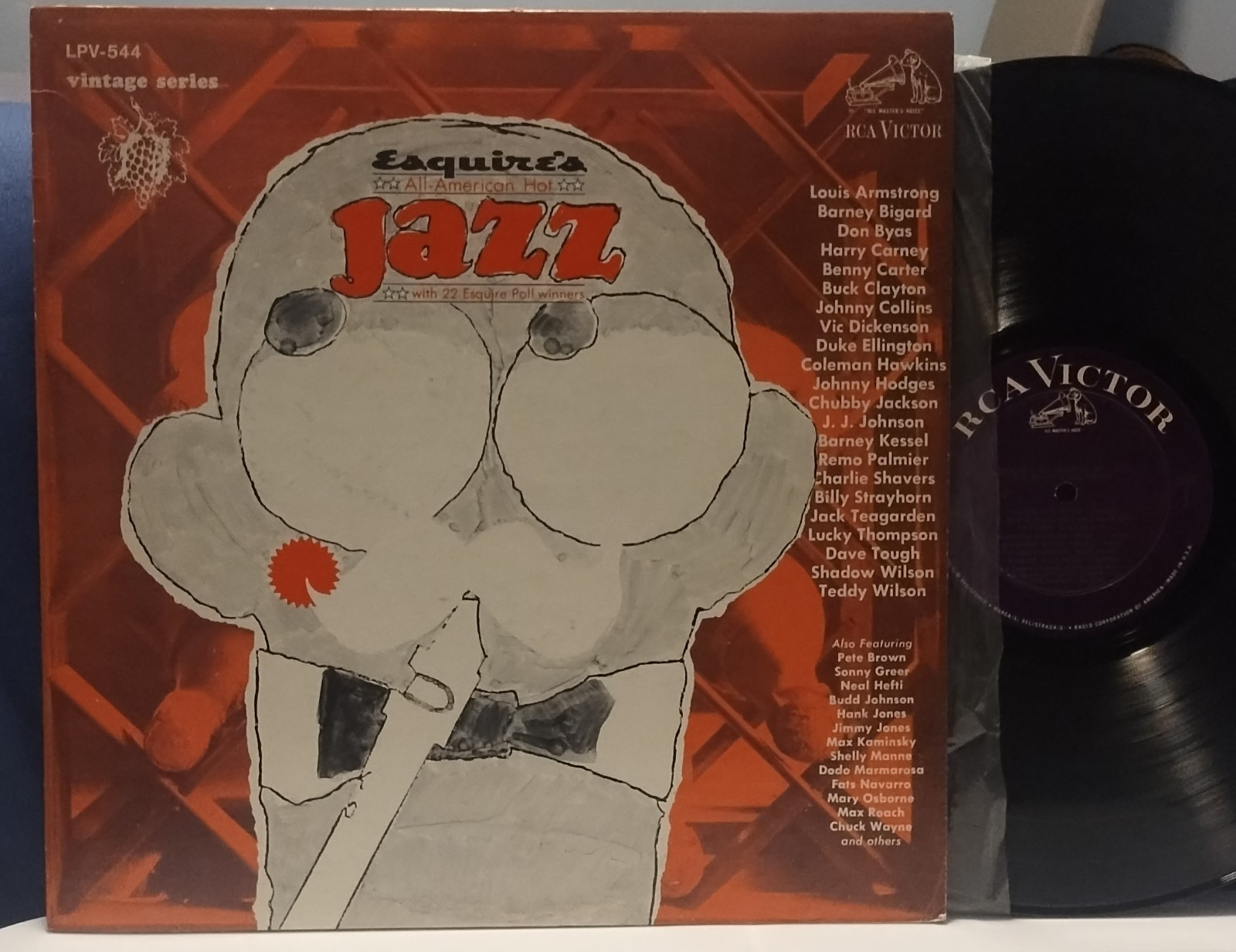 ESQUIRE ALL-AMERICAN HOT JAZZ Don Byas-Pete Brown-Fats Navarro NM RCA/VICTOR LP