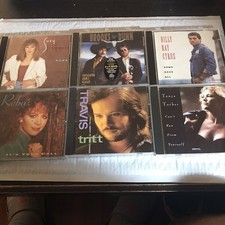 lot of 6 Country CDs:Bogguss,Brooks and Dunn,Cyrus,McEntire,Tritt & Tucker picture