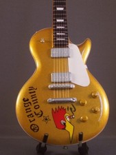 Miniature OC Guitar For SOCIAL DISTORTION MIKE NESS GIFT FREE STAND Display picture