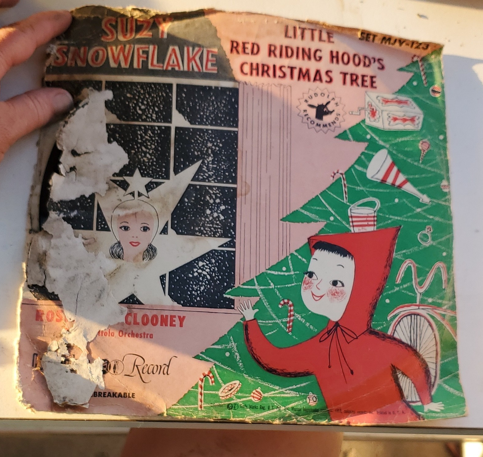 Columbia Rosemary Clooney Suzy Snowflake/Red Riding Hood's Xmas Tree MJV 123