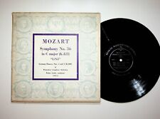 Mozart Winterthur Symphony No 36 C Major Linz 10-Inch 33 RPM Vinyl LP Record picture