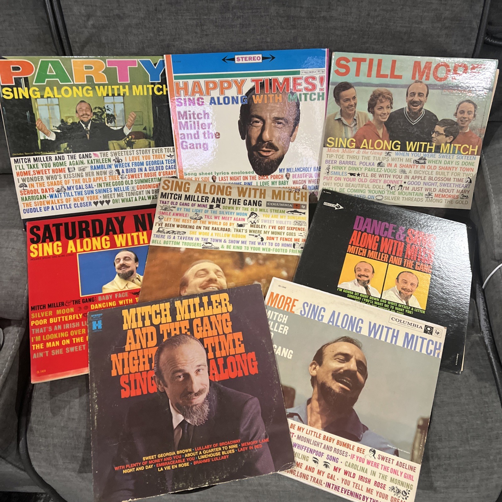SING ALONG WITH MITCH MILLER Vinyl Album LP Lot RECORD COLLECTION Greatest Hits